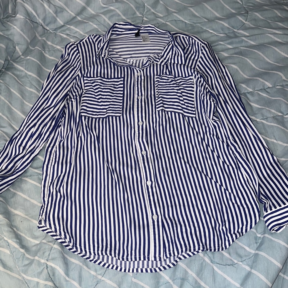 Striped Button Up - image 1